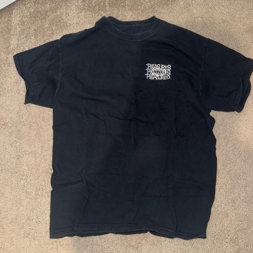 Pleasures Haze Black Tee - Size Medium